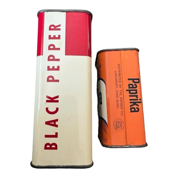 Vintage Kroger Spice Containers - Picture 5 of 8